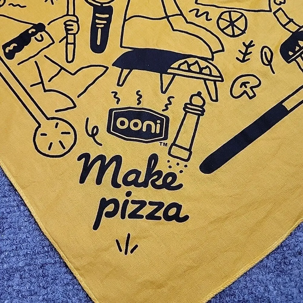 ooni Promo Yellow and Black Bandana Make Pizza - Exclusive 21